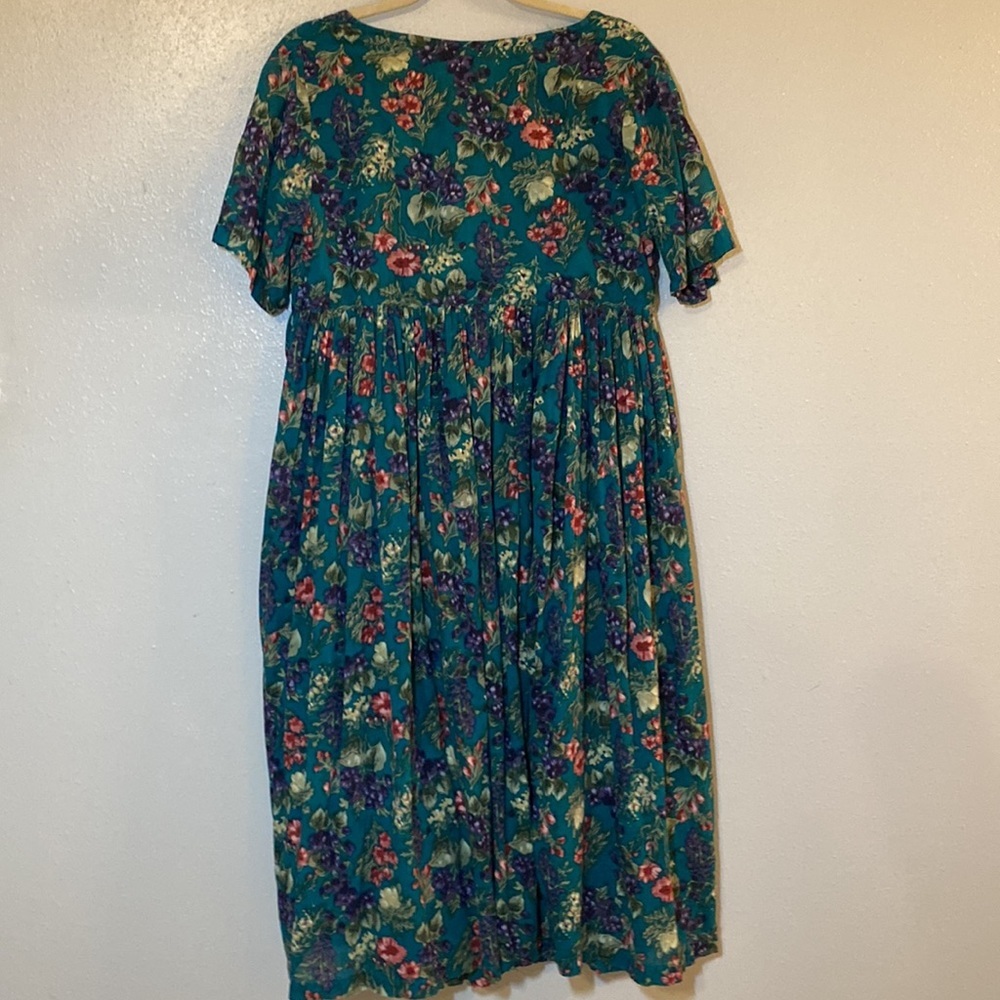 Green multicolored dress - Picture 4 of 6